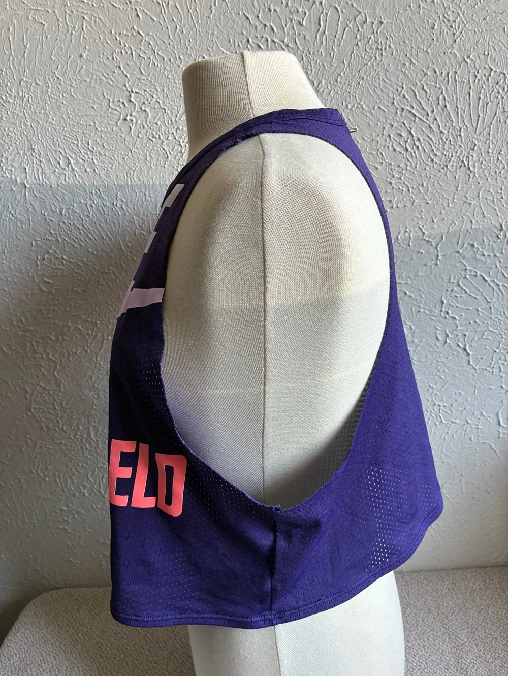 Nike Track & Field Mesh Tank Top Purple Pink Women's Sz L.